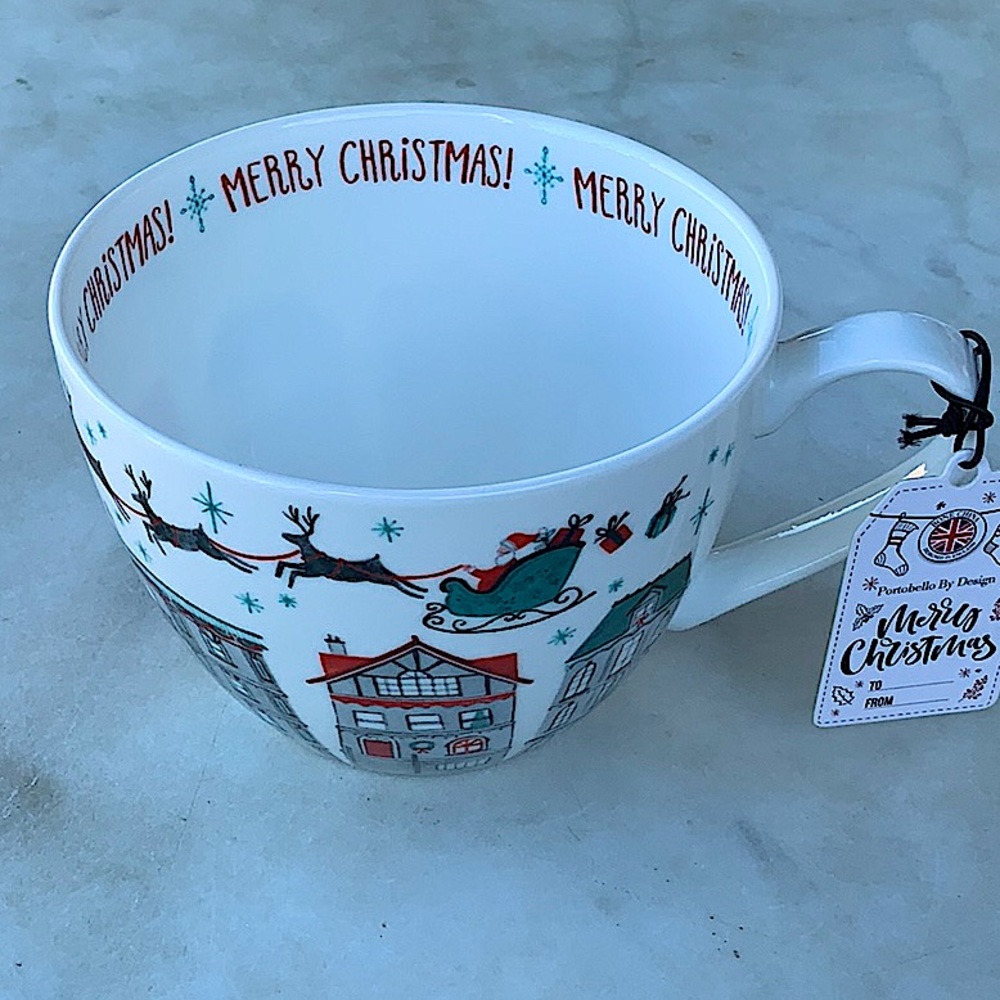 PORTOBELLO BY DESIGN “MERRY CHRISTMAS” “HO HO HO!” NUTCRACKER PORCELAIN ENGLAND